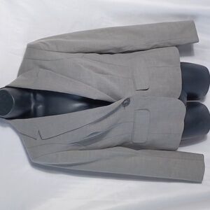 Anne Klein blazer suit jacket sz 2 gray